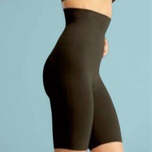 🔥SALE Me Moi High-Waisted Thigh Shaper size 2X Black Nylon A191